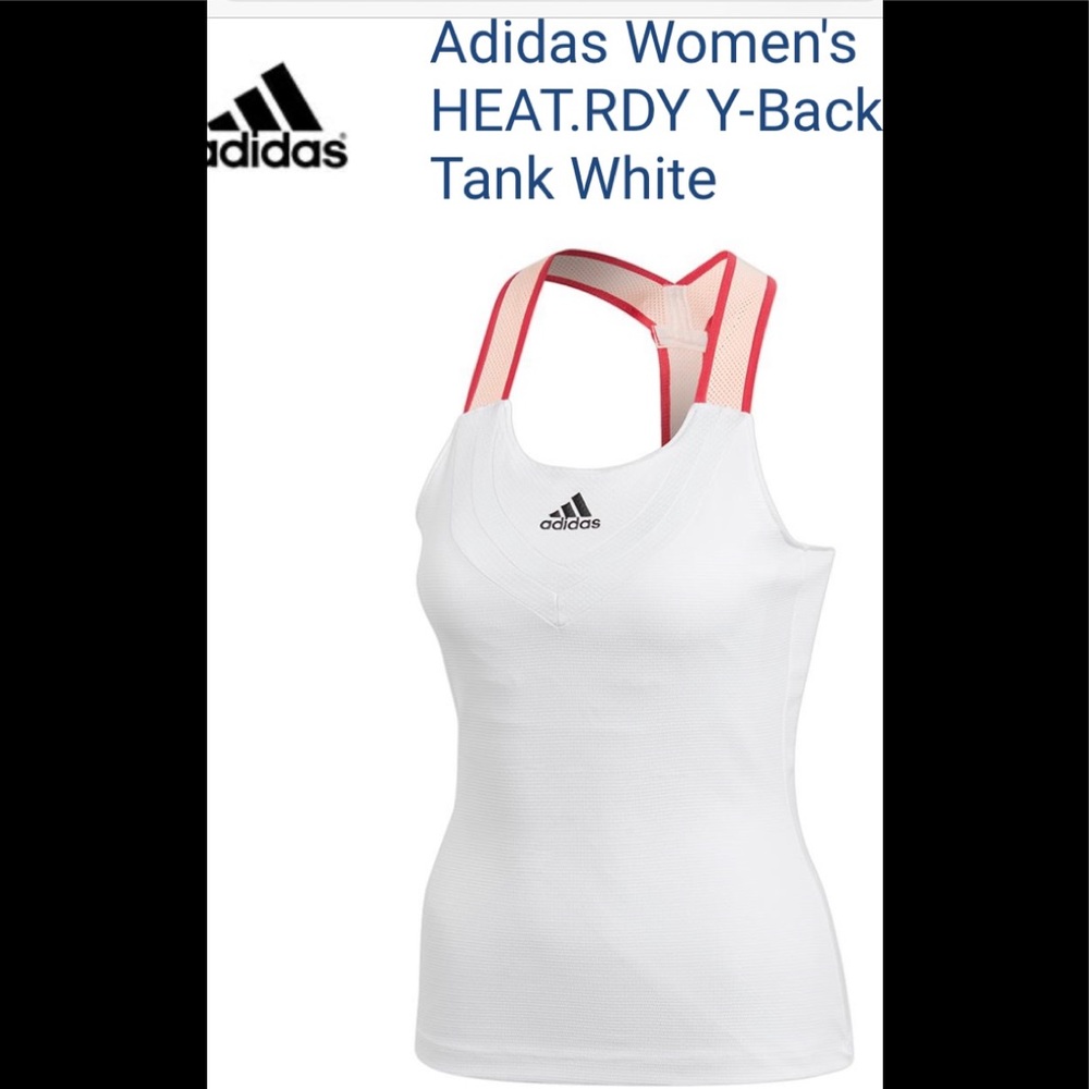 Adidas Women's HEAT.RDY Y-Back Tank White